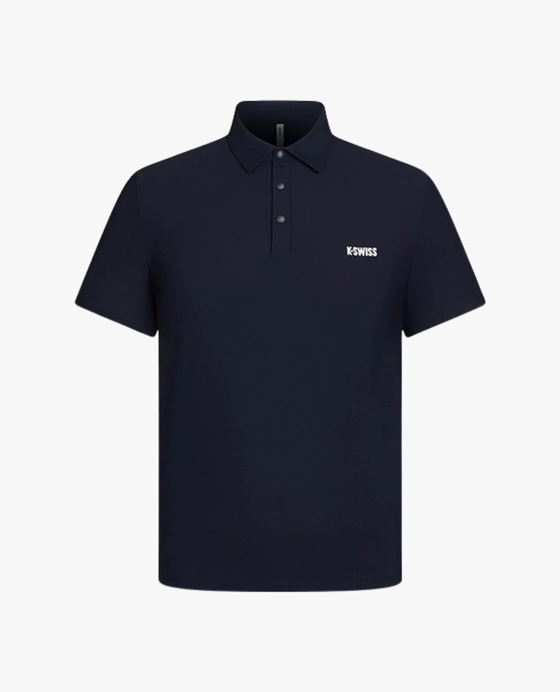 K-SWISS - Áo polo nam cổ bẻ tay ngắn in logo