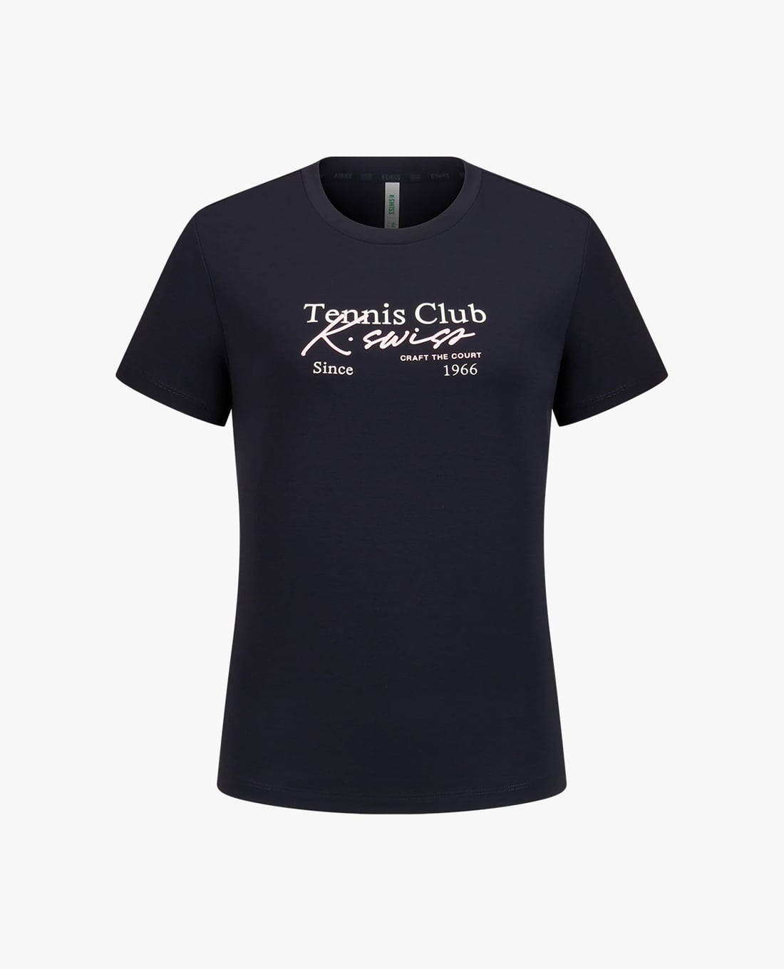 K-SWISS - Áo thun thể thao nữ cổ tròn tay ngắn Tennis Club