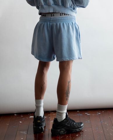  STRESSMAMA - Quần short unisex ống rộng SSMA Washed 