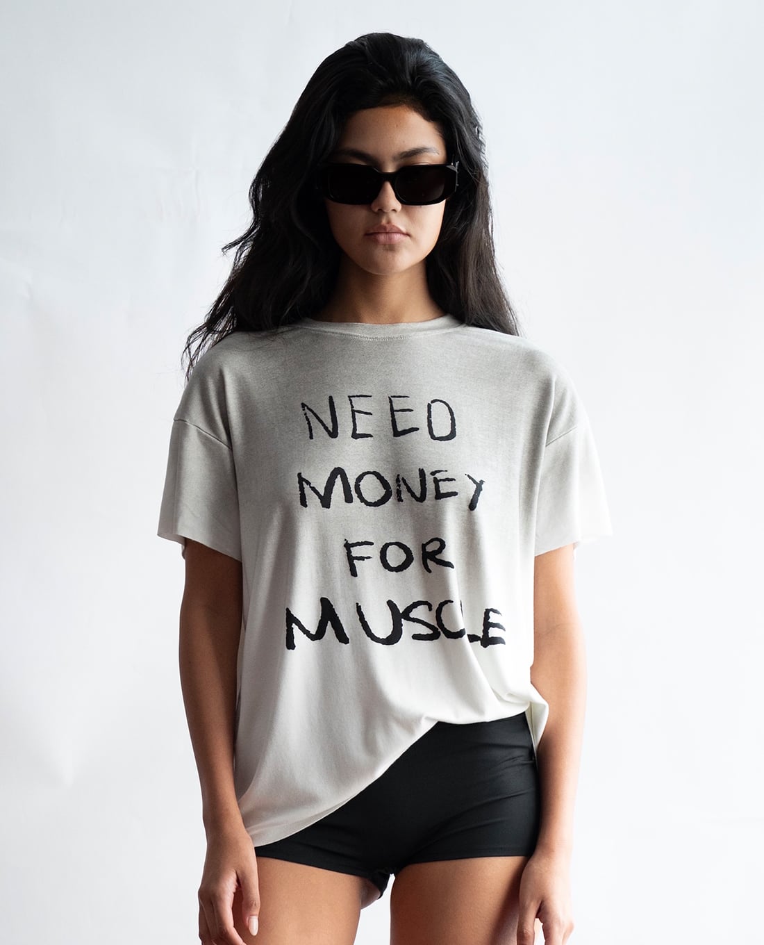 STRESSMAMA - Áo thun unisex cổ tròn tay ngắn SSMA Muscle