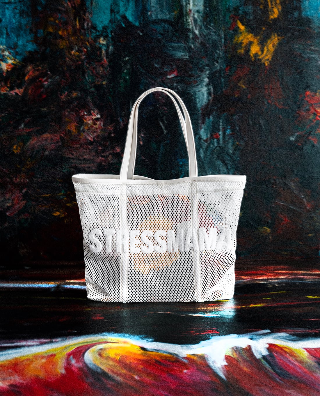 STRESSMAMA - Túi tote unisex phom chữ nhật