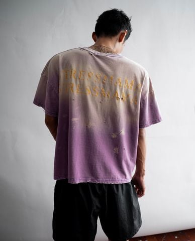  STRESSMAMA - Áo thun unisex tay ngắn Rust Distress 