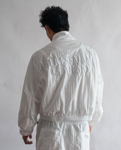  STRESSMAMA - Áo khoác gió unisex thêu logo Company 