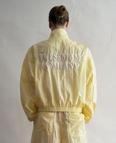  STRESSMAMA - Áo khoác gió unisex thêu logo Company 