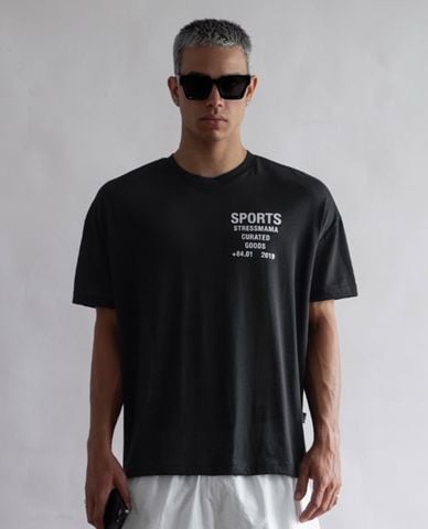  STRESSMAMA - Áo thun unisex cổ tròn tay ngắn Sports V2 