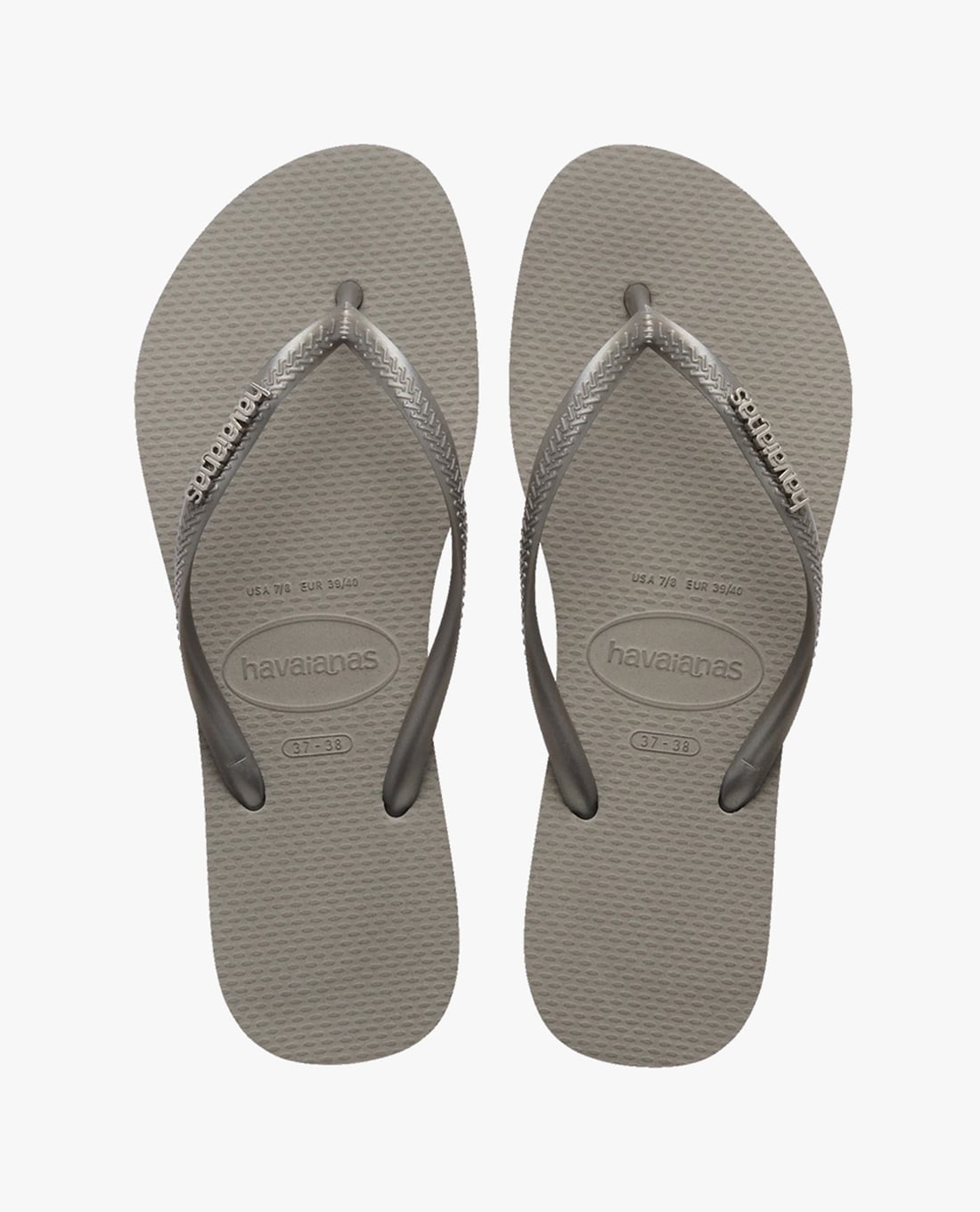 HAVAIANAS - Dép kẹp nữ Slim Logo Metallic