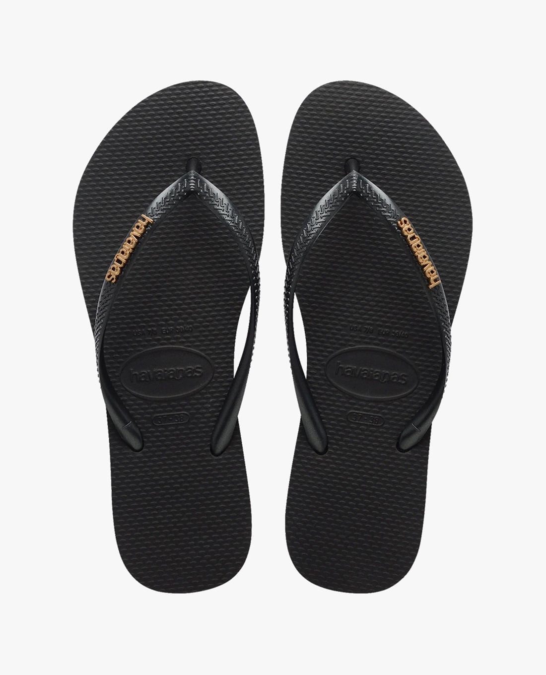 HAVAIANAS - Dép kẹp nữ Slim Logo Metallic