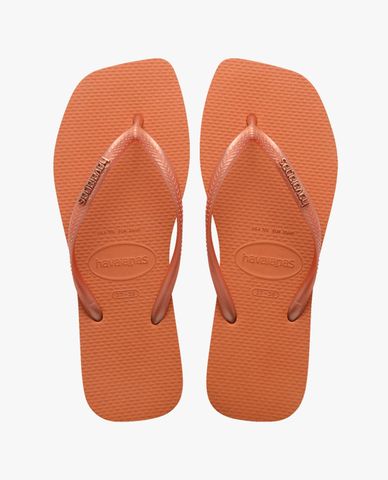  HAVAIANAS - Dép kẹp nữ Slim Square Logo Metallic 