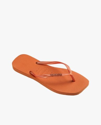  HAVAIANAS - Dép kẹp nữ Slim Square Logo Metallic 