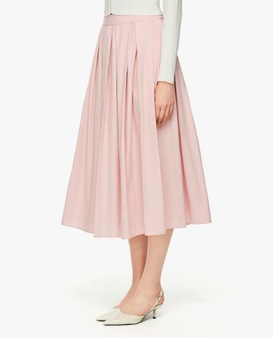  GIGI - Chân váy xếp li midi lưng thun 