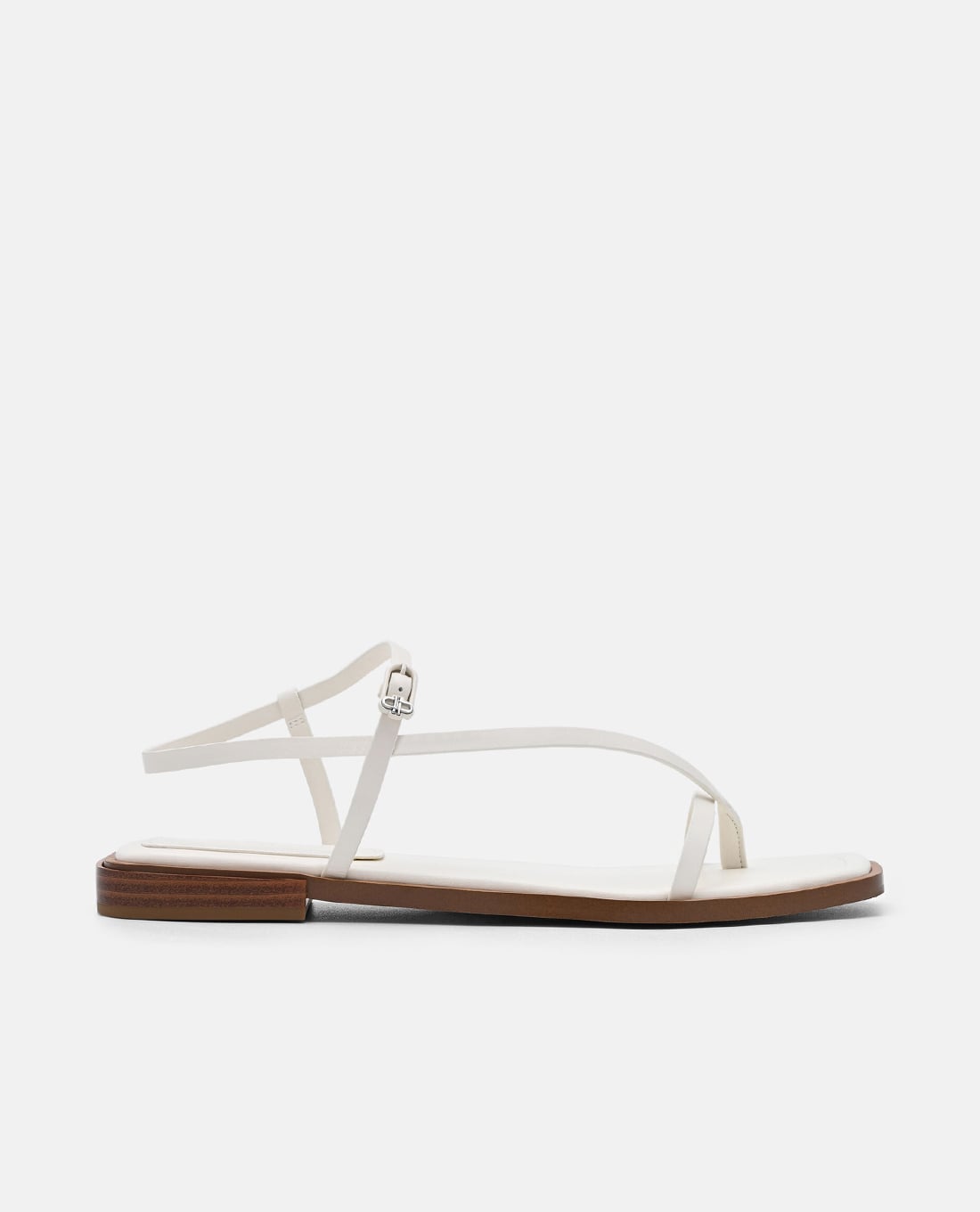 PEDRO - Giày sandals nữ đế bệt mũi vuông Ashby