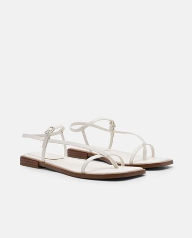  PEDRO - Giày sandals nữ đế bệt mũi vuông Ashby 