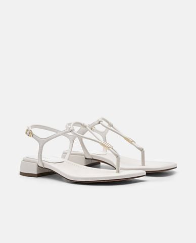  PEDRO - Giày sandals nữ đế thấp mũi vuông 
