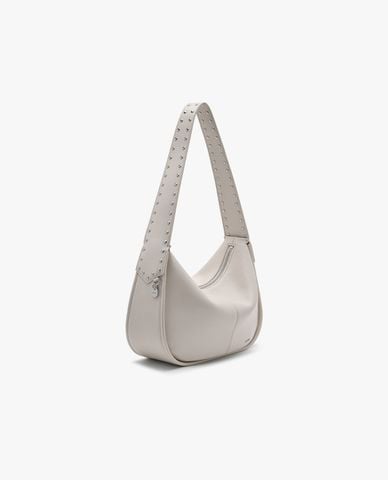  PEDRO - Túi đeo vai nữ hình bán nguyệt Issa Studded 