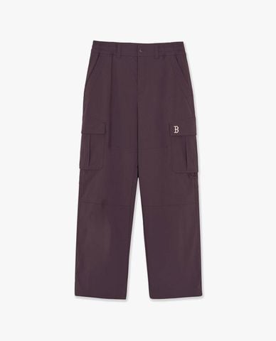  MLB - Quần dài unisex ống rộng Cotton Touch Diagonal 