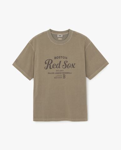  MLB - Áo thun unisex cổ tròn tay ngắn Vintage 