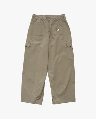  MLB - Quần dài unisex ống rộng túi hộp phối dây rút 