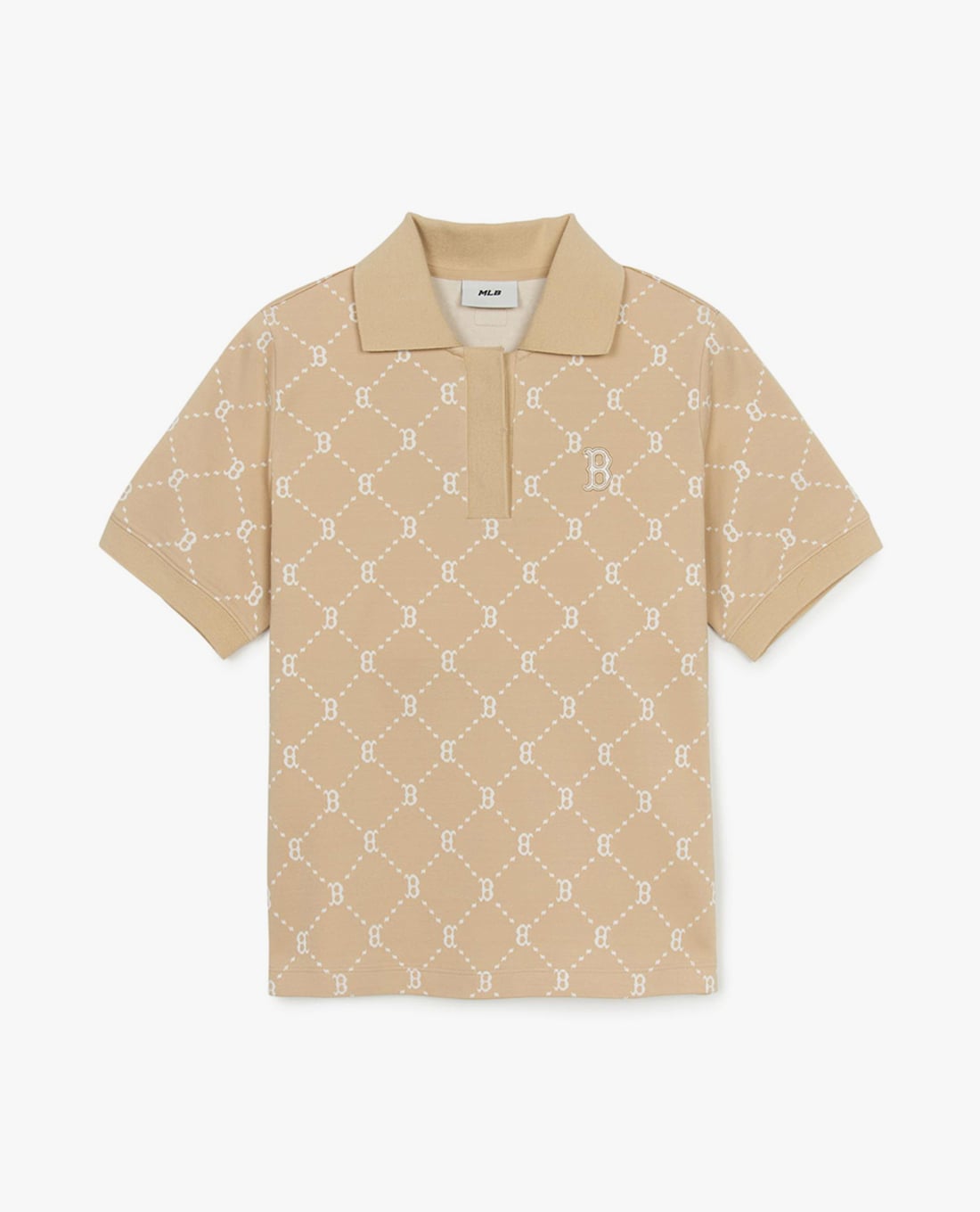 MLB - Áo polo nữ Dia Monogram Jacquard