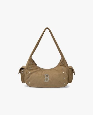  MLB - Túi đeo vai nữ Vintage Street Studded 