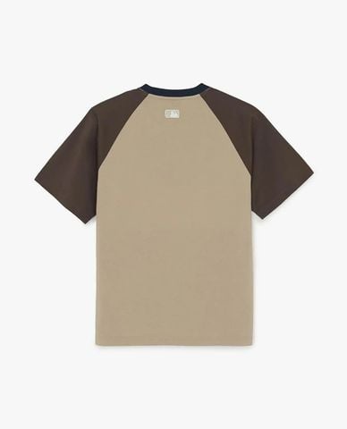  MLB - Áo thun unisex cổ tròn tay ngắn Vintage Color Block 