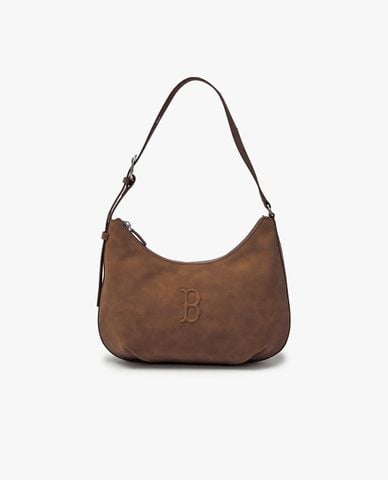  MLB - Túi đeo vai nữ hình bán nguyệt Basic Palette 