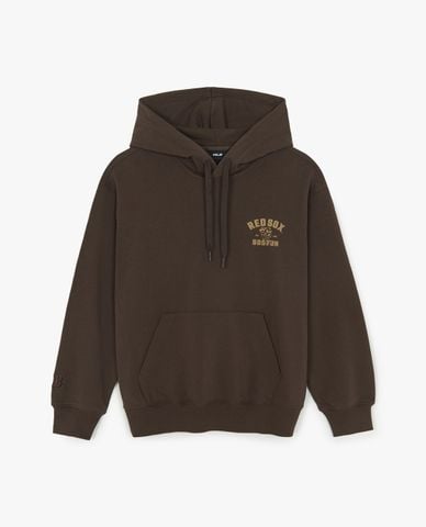  MLB - Áo hoodie unisex tay dài phối mũ Street Megabear 