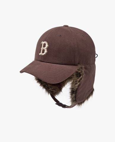  MLB - Nón bóng chày unisex phối lông Vintage 
