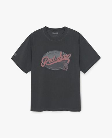  MLB - Áo thun unisex cổ tròn tay ngắn Vintage 