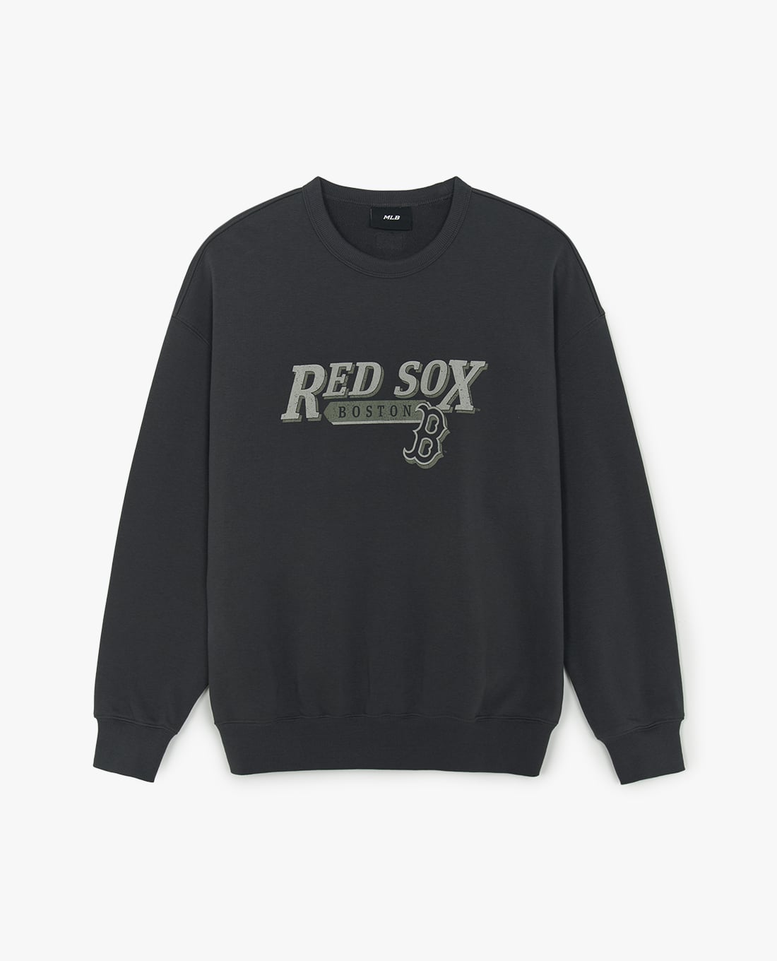 MLB - Áo sweatshirt nữ tay dài Vintage Letter Graphic Varsity