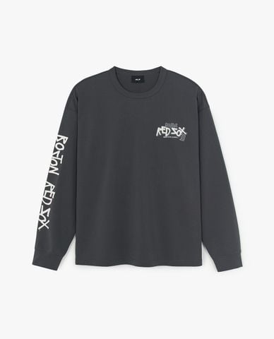  MLB - Áo sweatshirt unisex cổ tròn Basic Street Logo 
