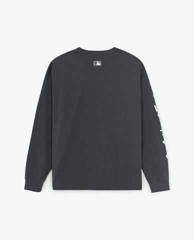  MLB - Áo sweatshirt unisex cổ tròn Basic Street Logo 