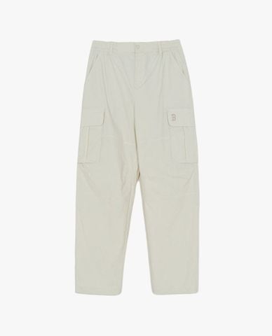  MLB - Quần dài unisex ống rộng phối túi hộp 