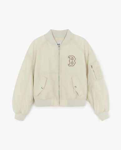  MLB - Áo khoác bomber nữ Basic Nylon 