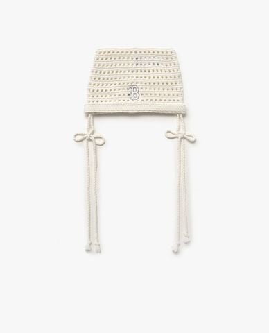  MLB - Nón len unisex tai mèo thắt nơ Summer 