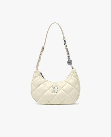  MLB - Túi đeo vai nữ Basic Quilted PU 
