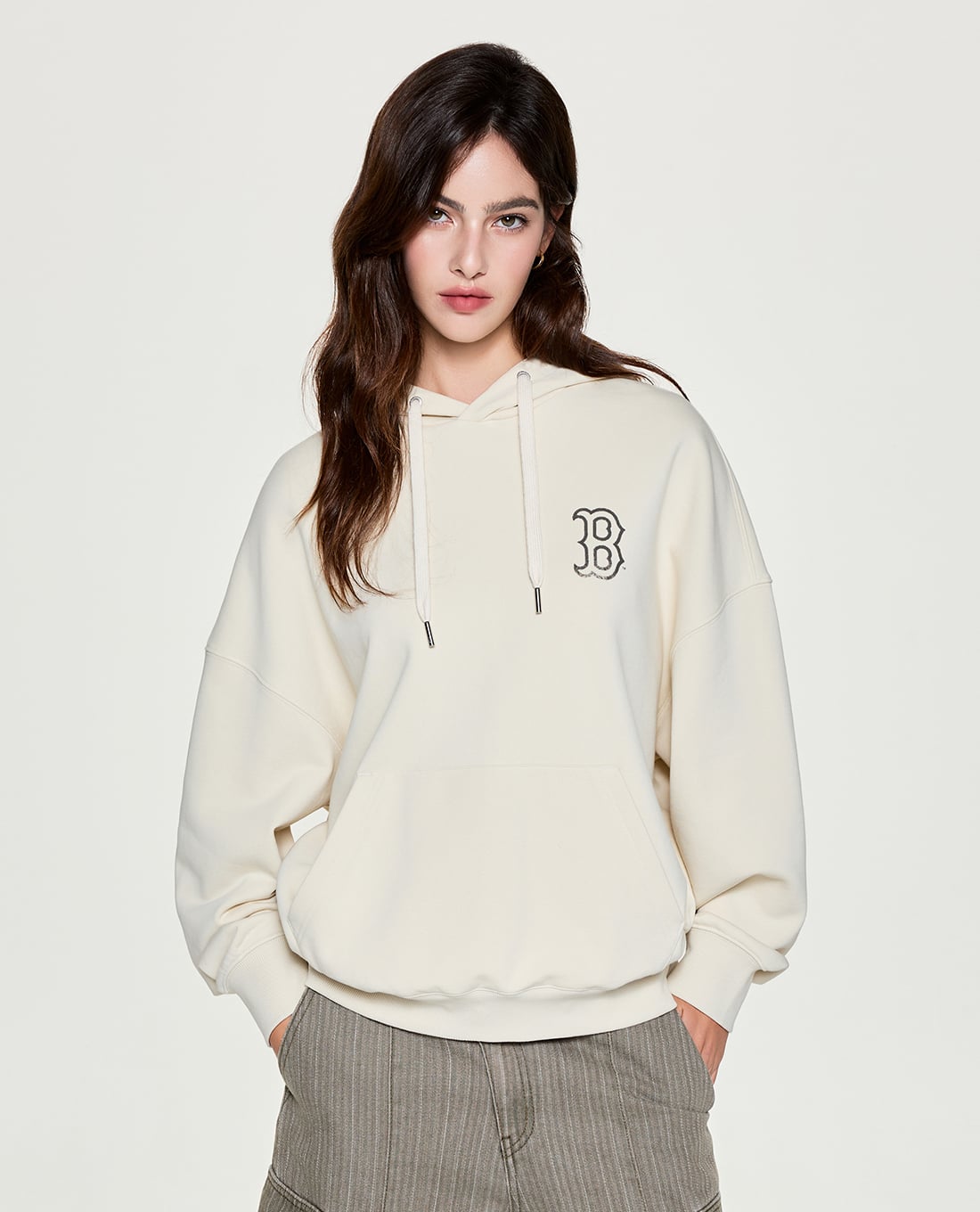 MLB - Áo hoodie unisex tay dài Basic Street Stadium Graphic