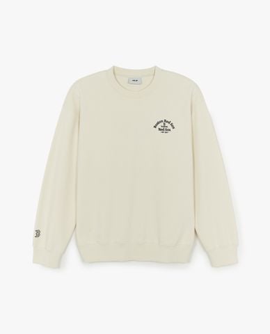  MLB - Áo sweatshirt unisex cổ tròn Basic Vintage Small Lettering 