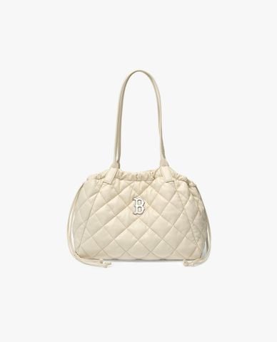  MLB - Túi rút dây nữ Basic Quilted PU 