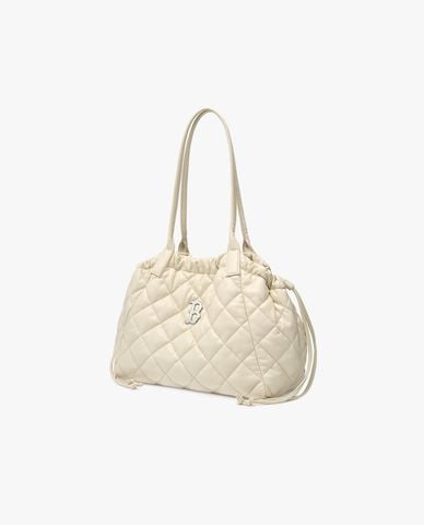  MLB - Túi rút dây nữ Basic Quilted PU 