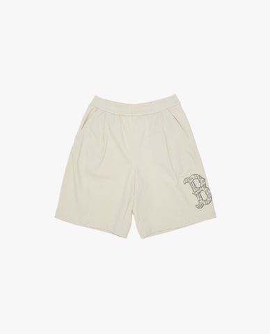  MLB - Quần short unisex ống rộng lưng thun 