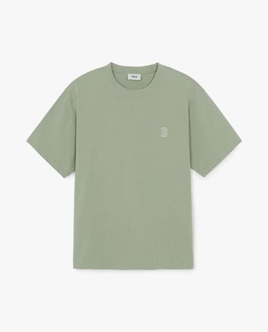  MLB - Áo thun unisex cổ tròn tay ngắn Basic 