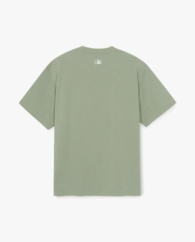  MLB - Áo thun unisex cổ tròn tay ngắn Basic 