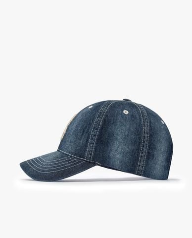  MLB - Nón bóng chày unisex Basic Denim Unstructured 