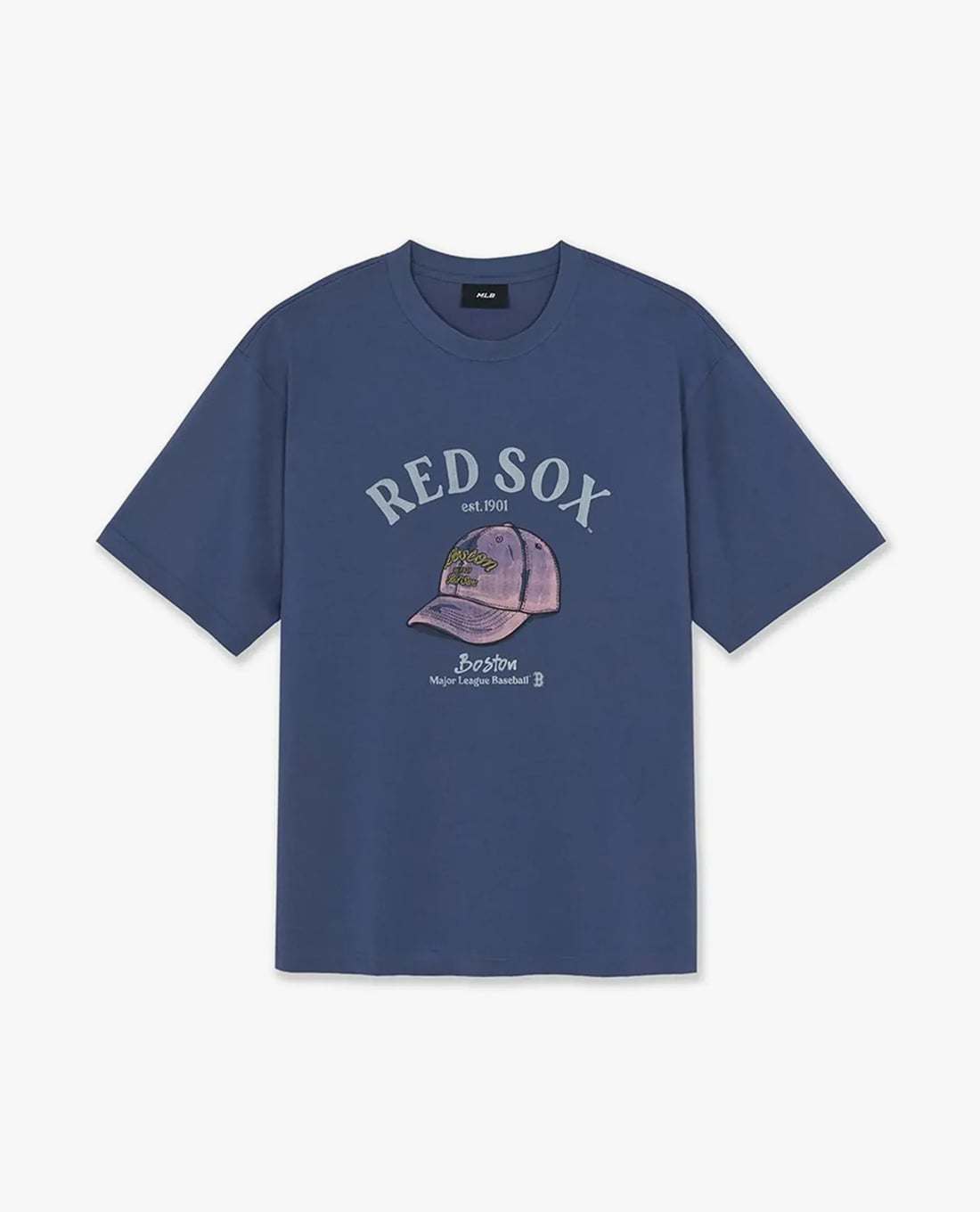 MLB - Áo thun unisex cổ tròn tay ngắn Drawing Graphic