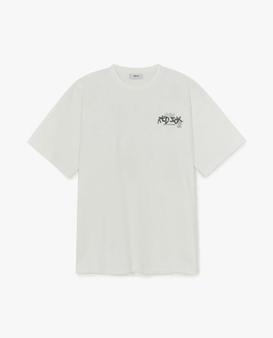  MLB - Áo thun unisex cổ tròn tay ngắn Basic Street Logo 