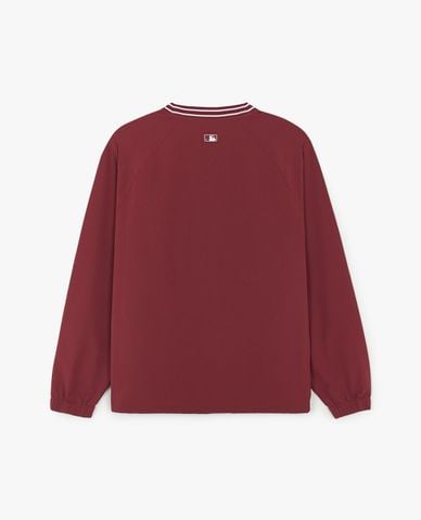  MLB - Áo sweatshirt unisex cổ V tay dài Varsity Sportive 