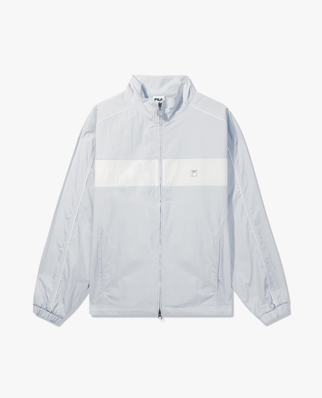 FILA - Áo khoác thể thao unisex cổ trụ Colorblock