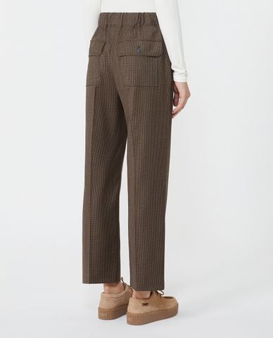  WEEKEND MAX MARA - Quần nữ ống đứng lưng thun Hateley 