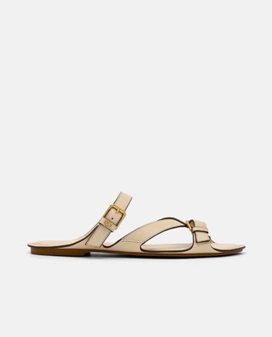  PEDRO - Giày sandals nữ đế bệt quai chéo 