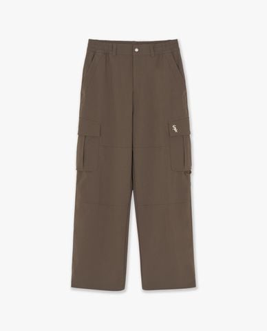  MLB - Quần dài unisex ống rộng Cotton Touch Diagonal 
